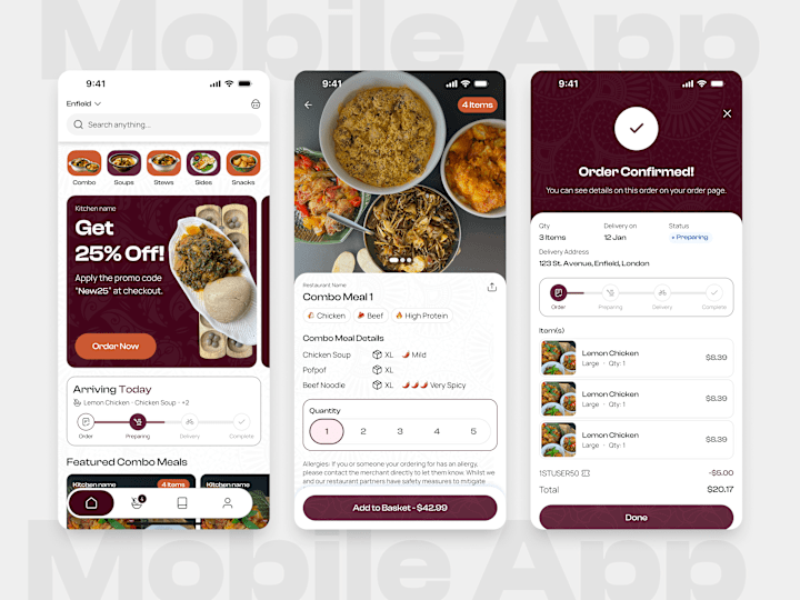 Cover image for Mobile App UX/UI Design