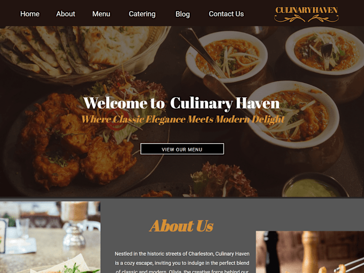 Cover image for Culinary Haven Website Project