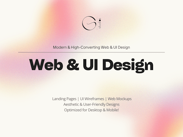 Cover image for Web & UI Design