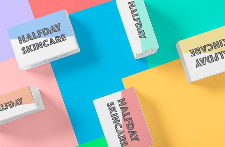 Cover image for HalfDay Skincare on Behance
