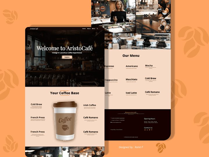 Cover image for Coffee Shop Website Design