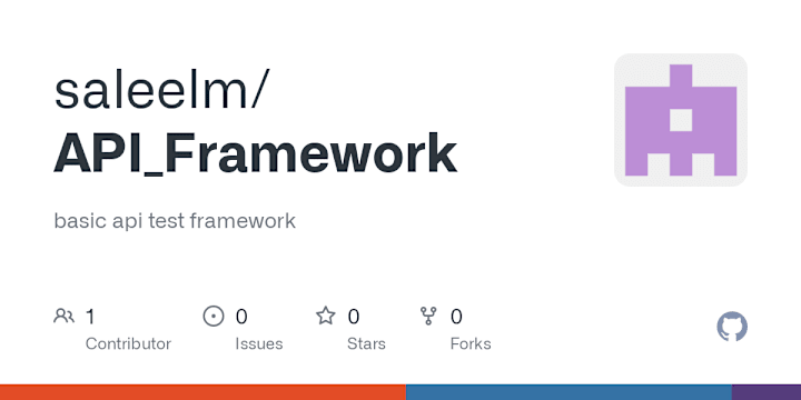 Cover image for  API Framework