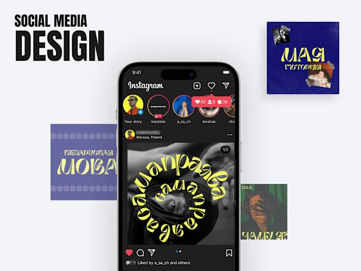 Cover image for Social media design + strategy