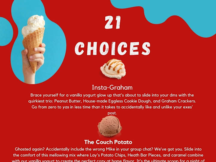 Cover image for 21 choices menu