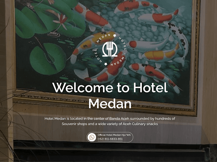 Cover image for Hotel Medan Website | Freelance Webflow Developer