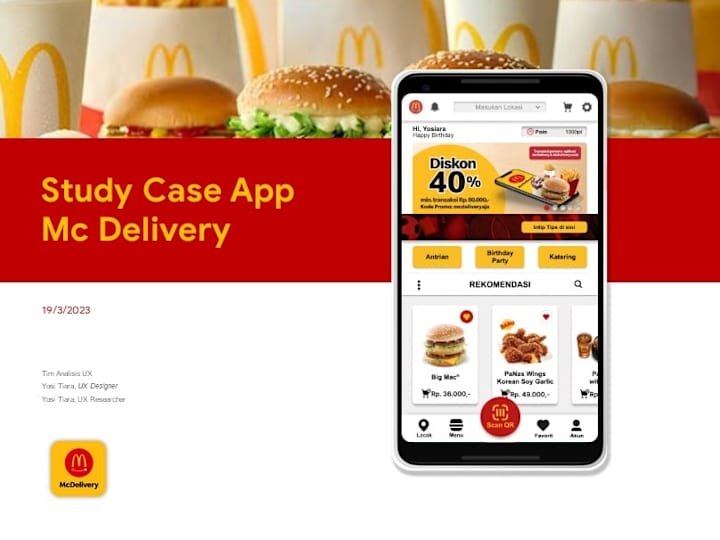 Cover image for Calorie Information and Calculator Design
on the Menu for McD