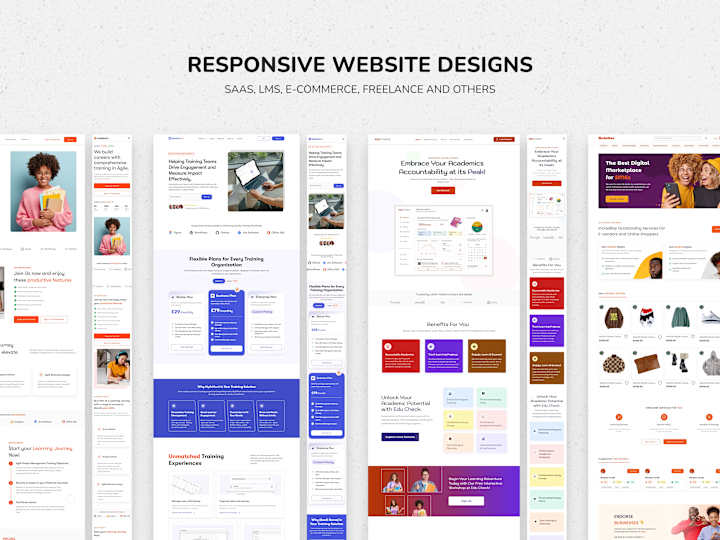 Cover image for Responsive Landing Page Designs