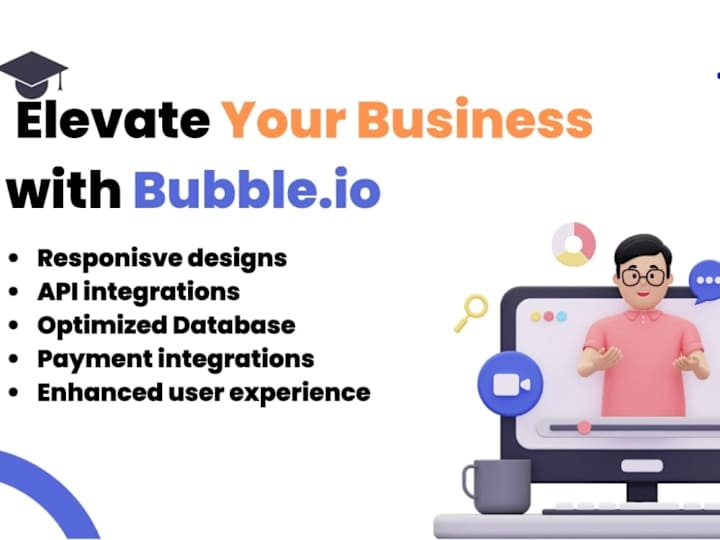 Cover image for You will get Bubble.io webapps, bubble.io API integrations