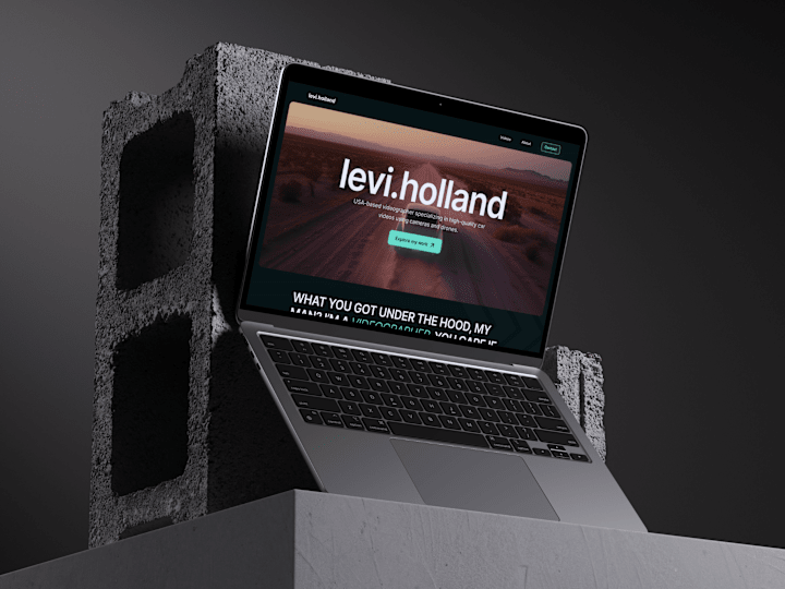 Cover image for Showcasing Levi Holland’s skills with a new online presence