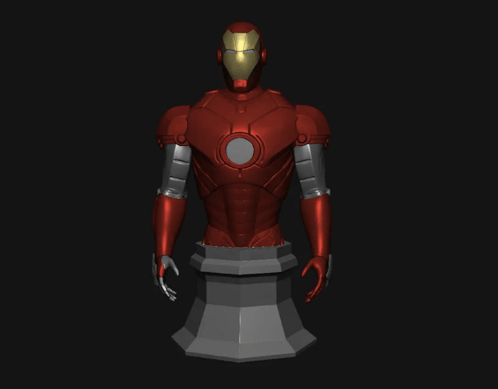 Cover image for Ironman 3D model :: Behance