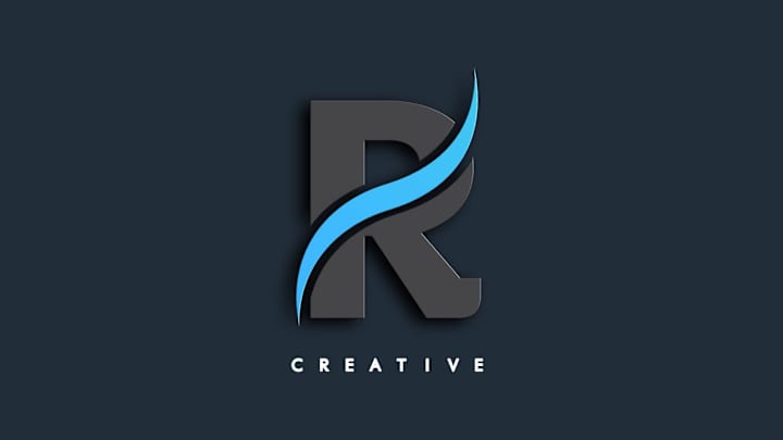 Cover image for R professional logo design in pixellab | How to pixellab R logo…