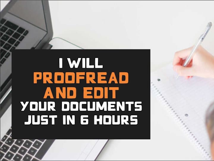 Cover image for providing proofreading services on Fiverr