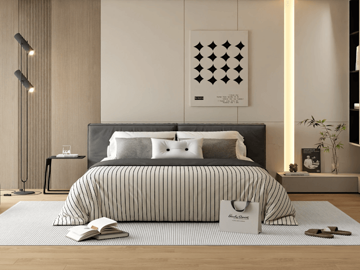 Cover image for Minimal Luxe Bedroom