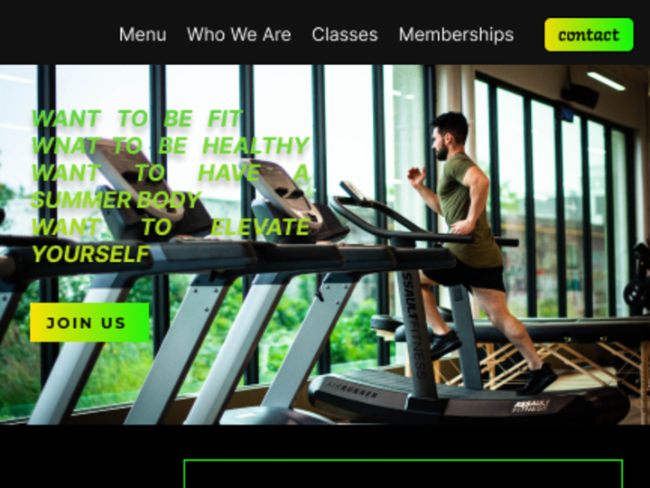 Cover image for GYM WEBSITE TEMPLATE