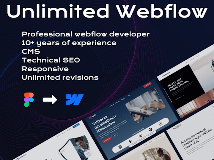 Cover image for Unlimited Webflow Development