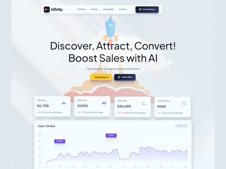 Cover image for Infinity AI Landing Page