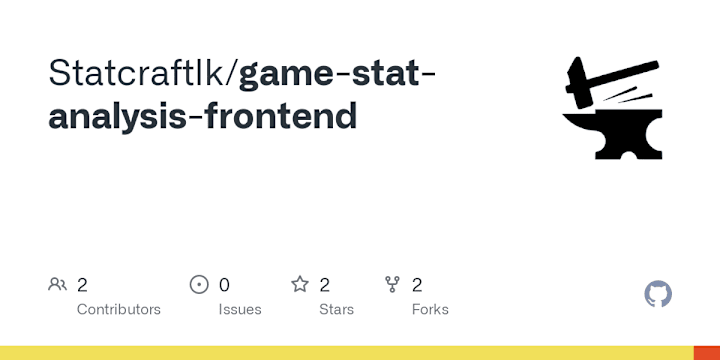 Cover image for Statcraftlk/game-stat-analysis-frontend