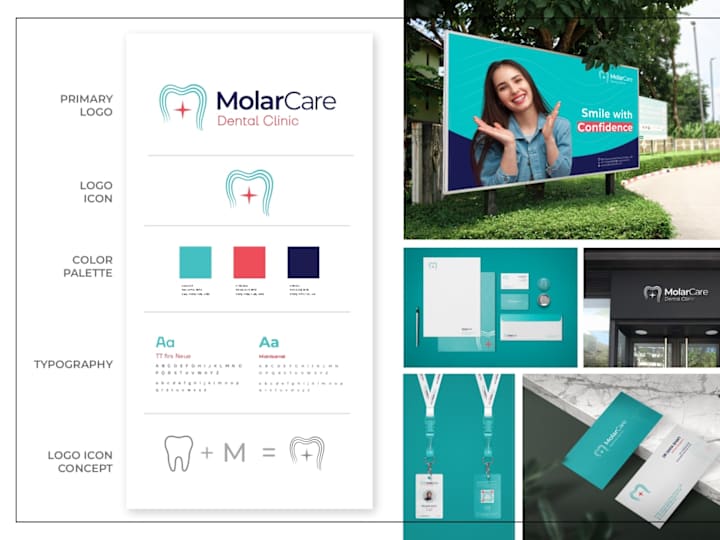 Cover image for MolarCare Dental Clinic - Brand Identity