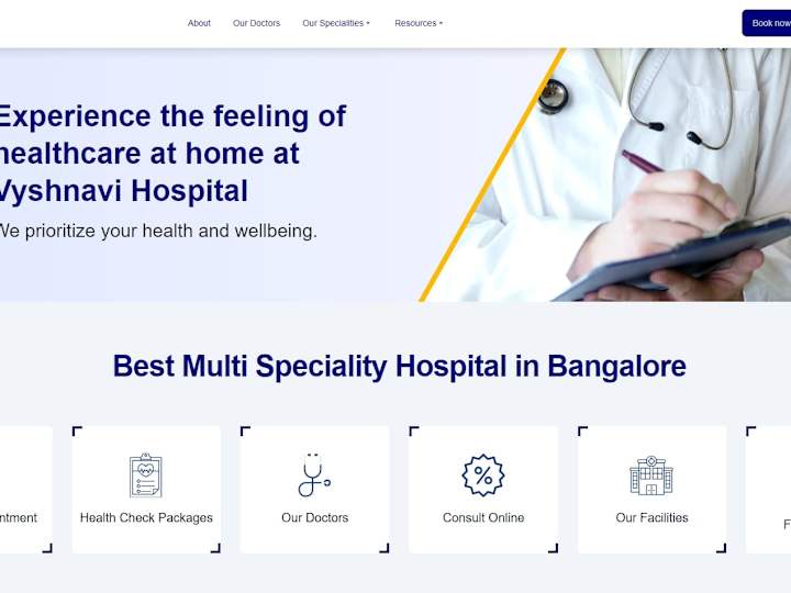 Cover image for Vyshnavi hospitals