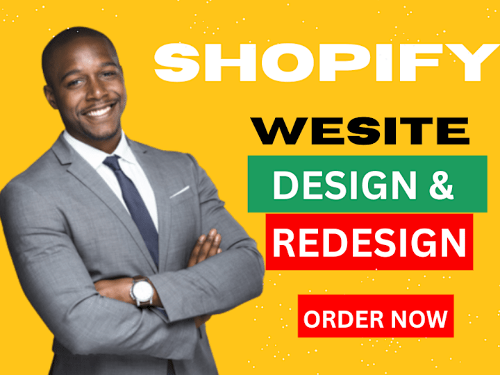 Cover image for You will get Shopify Website Design and Shopify Store Redesign