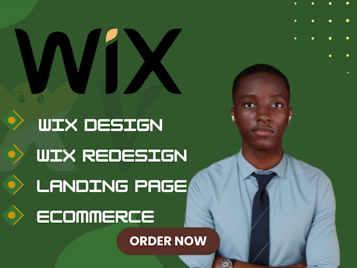 Cover image for I will design professional wix e-commerce website.