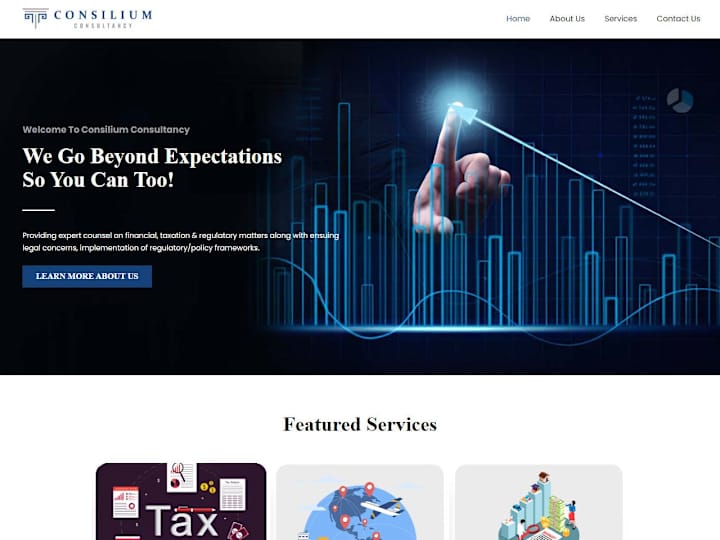 Cover image for Creative Website Revamp For Consilium Consultancy
