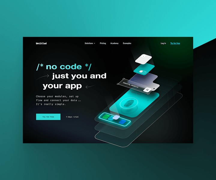 Cover image for no code, just you and your app (Design)