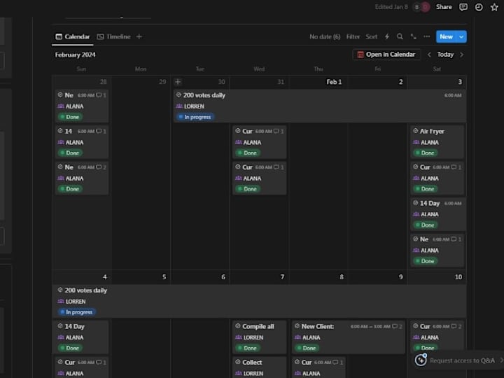 Cover image for Notion Project Management System 