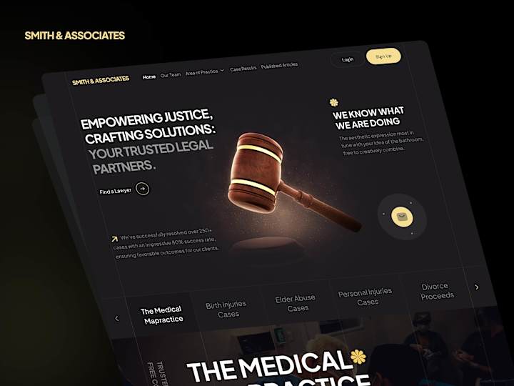 Cover image for Smith & Associates – Law Firm Landing Page