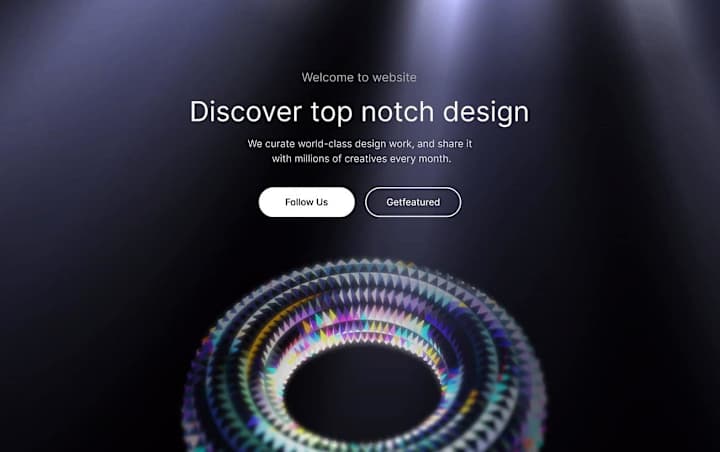 Cover image for Interactive 3d torus animation ✦ Spline