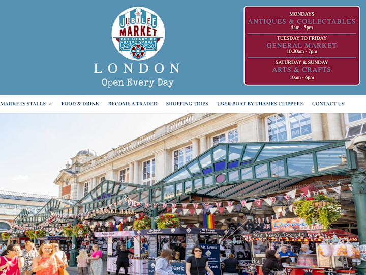 Cover image for Jubilee Market, London