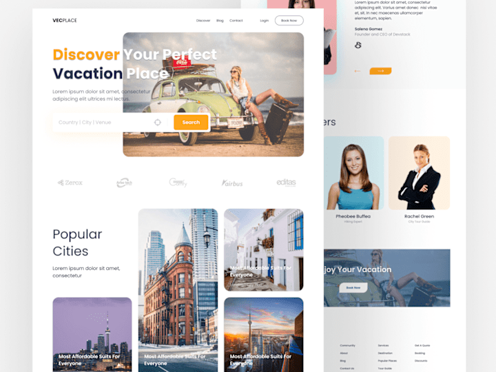 Cover image for Framer Landing Page Design- Convert Visitors into Customers