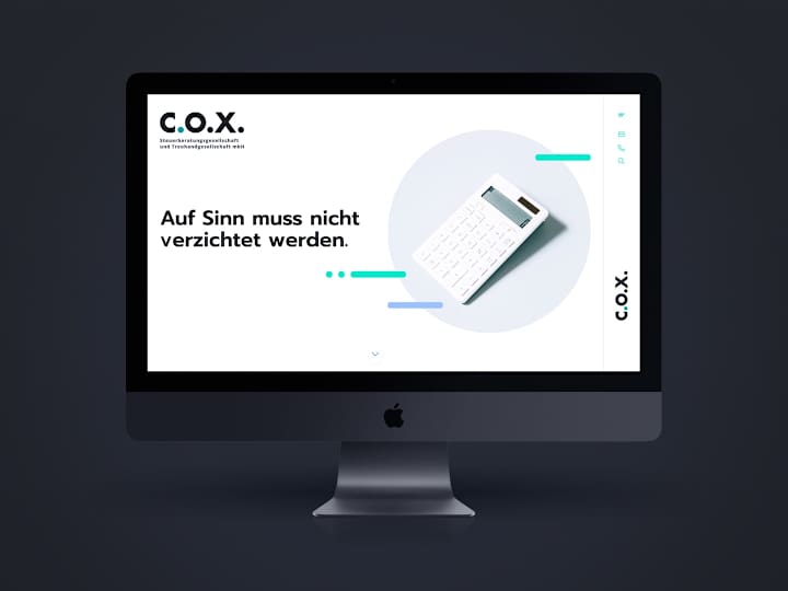 Cover image for C.O.X. Steuerberatung UI Upgrade