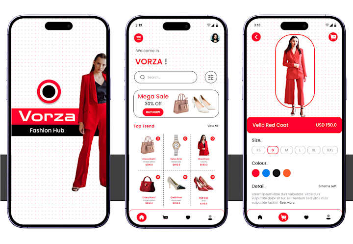 Cover image for VORZA Shopping App.