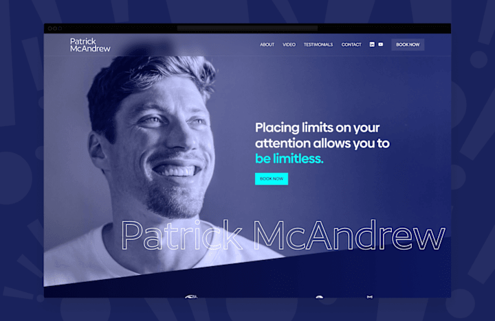 Cover image for Patrick McAndrew — Branding, Website Design & Framer Development