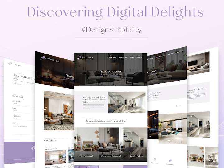 Cover image for Webpage Mockups