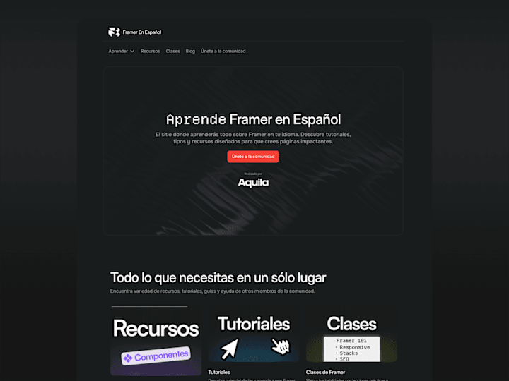 Cover image for Framer en Español — framer Spanish community