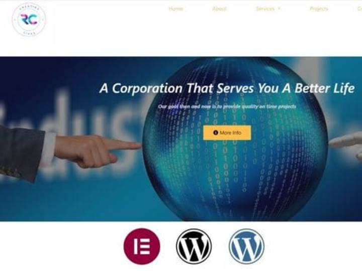 Cover image for Corporation Website