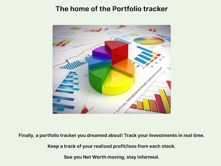 Cover image for Portfolio tracker