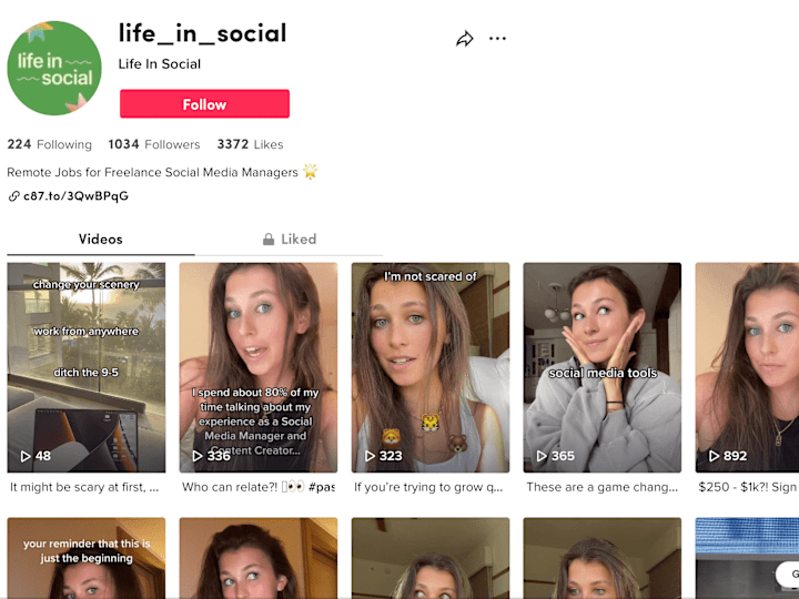 Cover image for Life in Social: TikTok Content Creation