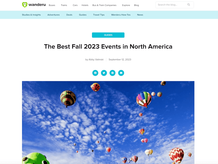 Cover image for The Best Fall 2023 Events in North America