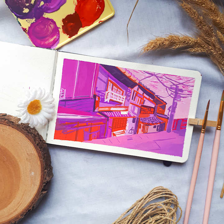 Cover image for Traditional Illustrations (Gouache)
