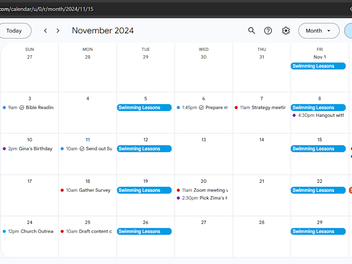 Cover image for Optimized Google Calendar for Enhanced Task Management