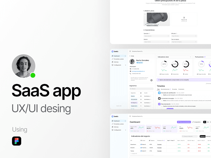 Cover image for SaaS-desktop app UX/UI design