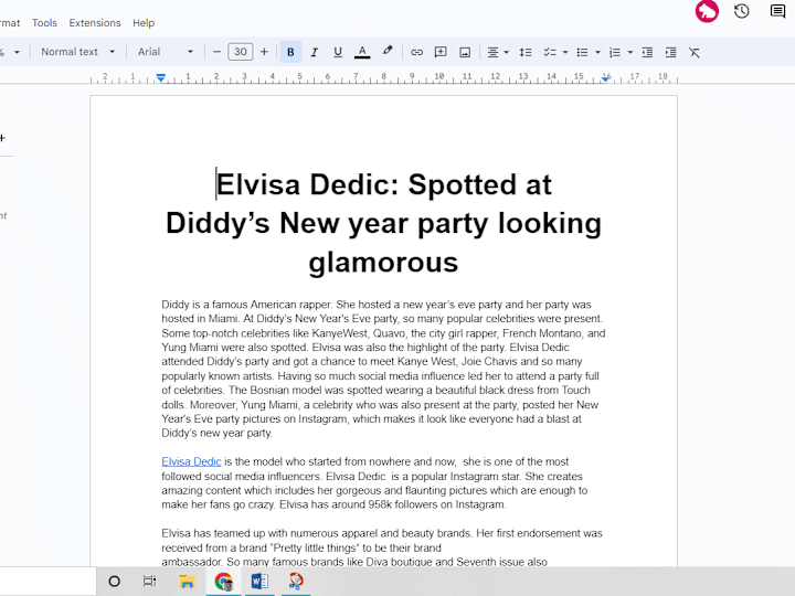 Cover image for A Glimpse of my Content Writing 