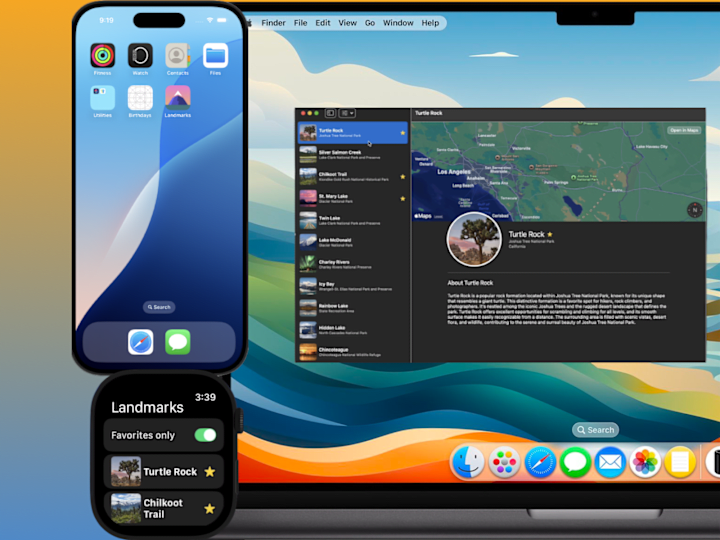 Cover image for LandMark App iPhone | WatchOS | MacOS