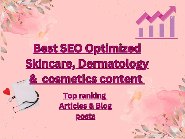 Cover image for I will write SEO skincare & dermatology blogs as a doctor