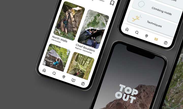 Cover image for Top Out - App Design + Case Study on Behance