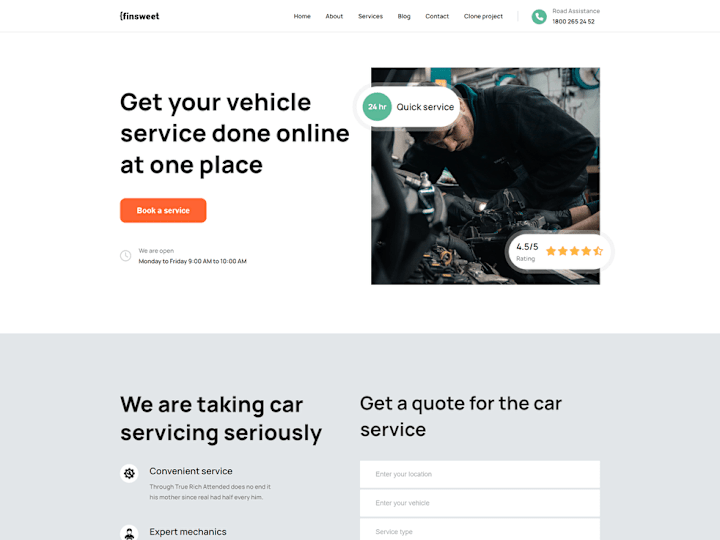 Cover image for Vehicle services