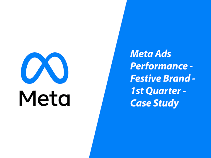 Cover image for Meta Ads Performance - Festive Brand - 1st Quarter '23